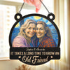 Custom Photo Window Hanging Suncatcher Ornament - Personalized Best Friend Birthday Gifts For Women, Besties, Sisters, BFF - Friends Who Shine Together