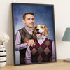 Custom Photo Vertical Poster - Personalized Birthday  Gifts For Dog Cat Lovers, Dog Dad And Mom, Cat Owners - Cheers To The Good Life