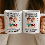 Custom Name Funny Wife Joke Gifts for Husband - Personalized Mugs