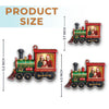 Custom Photo Acrylic Ornament - Personalized Christmas Birthday Gifts For Mom, Dad, Kids - All Aboard The Christmas Train