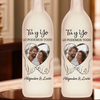 Lampara de Botella con Foto Personalizada - Regalos Personalizados de Aniversario y Boda para Esposo y Esposa, El y Ella - Contigo Todo Es Mejor