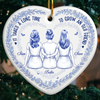 Custom Ceramic Ornament - Personalized Best Friend Christmas Birthday Gifts For Women, Besties, Sisters, BFF - Very Very Old Friends