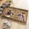 Custom Home Decor Decorative Mat - Personalized Birthday Gifts For Dog Lovers, Dog Dad And Mom - Dogs Rule, Humans Drool