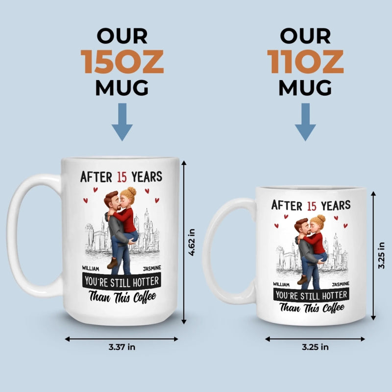 Custom Name Anniversary Couple Gifts - Personalized Mugs
