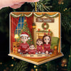 Custom Acrylic Ornament - Personalized Christmas Birthday Gifts For Mom, Dad, Kids - Home For The Holidays Always