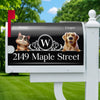 Custom Magnetic Mailbox Cover - Personalized  Birthday Gifts For Dog Cat Lovers, Dog Dad And Mom, Cat Owners - Barking Is Our Doorbell
