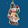 Custom Photo Acrylic Ornament - Personalized Christmas Birthday Gifts For Mom, Dad, Kids - Snow Much Love Inside
