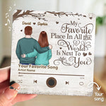 Custom Song Romantic Gifts for Couples - Personalized Music Fridge Magnet
