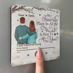 Custom Song Romantic Gifts for Couples - Personalized Music Fridge Magnet