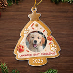 Custom Pet Photo Christmas Gifts for Dog Lovers - Personalized Ornament