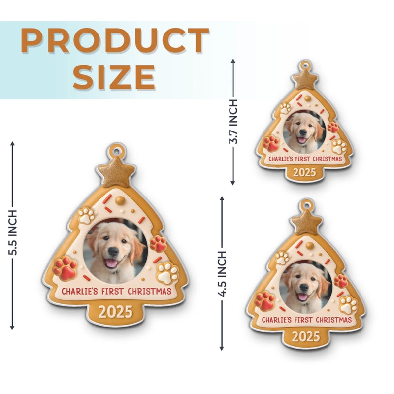 Custom Photo Acrylic Ornament - Personalized Christmas Birthday Gifts For Dog Cat Lovers, Dog Dad And Mom, Cat Owners - Santa, I’ve Been A Good Pup
