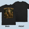 Custom Back Printed Unisex T-shirt, Premium T-shirt, Hoodie - Personalized Birthday Gifts For Dad, Grandpa - Leader Of The Wolf Pack