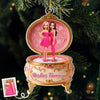 Custom Photo Acrylic Ornament - Personalized Christmas Best Friend Birthday Gifts For Women, Besties, Sisters, BFF - Forever Besties In Pink