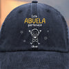 Gorra de Béisbol Personalizada de Mezclilla Vintage Lavada – Regalos de Cumpleaños Personalizados para Papá, Abuelo – Este Abuelo Pertenece