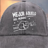 Gorra de Béisbol Personalizada de Mezclilla Vintage Lavada – Regalos de Cumpleaños Personalizados para Papá, Abuelo – Amado Por Ellos, Llamado Papá
