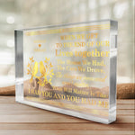 Custom Name Romantic Couple Gifts - Personalized Shaped Acrylic Plaque