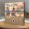 Custom Music Fridge Magnet That Can Play Songs - Personalized Anniversary Wedding Gifts For Husband And Wife, Him And Her - Our Story, Our Shore