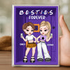 Custom Rectangle Shaped Acrylic Plaque - Personalized Best Friend Birthday Gifts For Women, Besties, Sisters, BFF - Besties Forever And Always