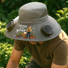 Custom Hat With Fans Solar Power - Personalized Garden Gifts For Gardeners - Plant Dreams, Grow Joy