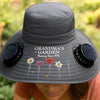 Custom Hat With Fans Solar Power - Personalized Garden Gifts For Gardeners, Mom, Grandma - Garden Of Love And Legacy