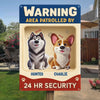 Custom Home Decor Metal Sign - Personalized  Birthday Gifts For Dog Lovers, Dog Dad And Mom - Enter At Your Own Risk