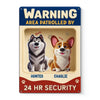 Custom Home Decor Metal Sign - Personalized  Birthday Gifts For Dog Lovers, Dog Dad And Mom - Enter At Your Own Risk