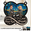 Custom Window Hanging Suncatcher Ornament - Personalized Anniversary Wedding Gifts For Husband And Wife, Him And Her - Always Us, Always Love