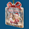 Custom Acrylic Ornament - Personalized Christmas Best Friend Birthday Gifts For Women, Besties, Sisters, BFF - Besties Forever Holiday Cheer