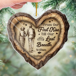 Custom Name Romantic Couple Gifts - Personalized Ornament