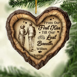 Custom Name Romantic Couple Gifts - Personalized Ornament