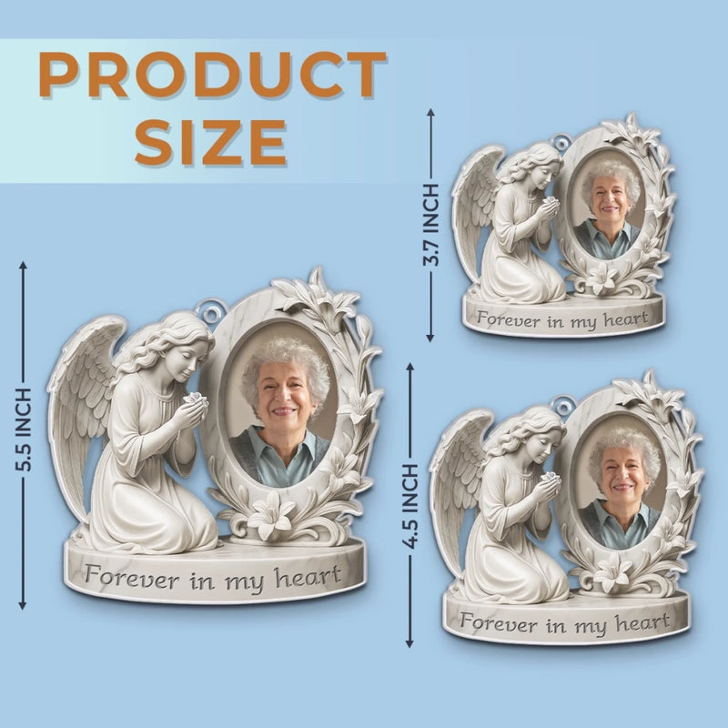 Custom Photo Acrylic Ornament - Personalized Memorial Sympathy Gifts For Loss Of Mom, Dad - A Beautiful Soul Remembered
