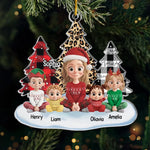 Custom Name Christmas Gifts for Families - Personalized Ornament