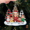 Custom Acrylic Ornament - Personalized Christmas Birthday Gifts For Mom, Grandma - Christmas Joy With The Kids