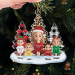 Custom Name Christmas Gifts for Families - Personalized Ornament