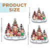 Custom Acrylic Ornament - Personalized Christmas Birthday Gifts For Mom, Grandma - Christmas Joy With The Kids
