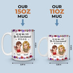 Custom Name Funny Friends Gifts for Women - Personalized Mugs