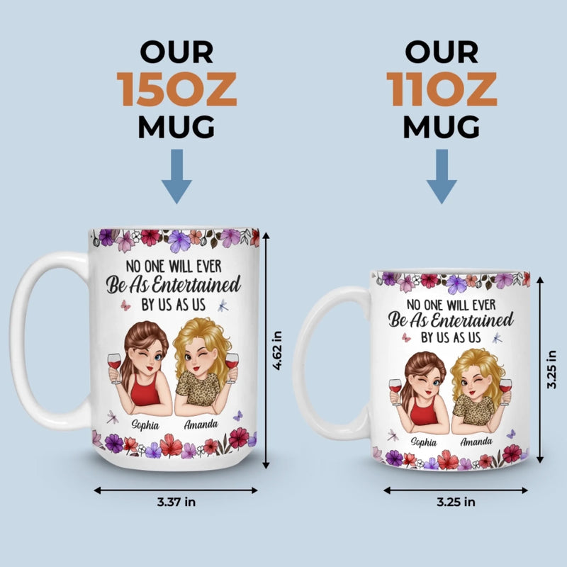 Custom Name Funny Friends Gifts for Women - Personalized Mugs