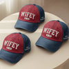 Custom Embroidered Effect Washed Denim Baseball Cap - Personalized Anniversary Wedding Gifts For Husband And Wife, Him And Her - Married Life, Best Life