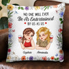Custom Pillow - Personalized Best Friend Birthday Gifts For Women, Besties, Sisters, BFF - Zero Judgement, Only Refills