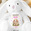 Custom Easter Bunny Plush - Personalized Birthday Gifts For Mom, Grandma - Love Wrapped In A Hug