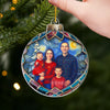Custom Photo Acrylic Ornament - Personalized Christmas Birthday Gifts For Mom, Dad, Kids - Our Starry Christmas