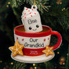 Custom Acrylic Ornament - Personalized Christmas Birthday Gifts For Grandpa, Grandma - Our Little Marshmallows