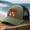 Custom Shaped Leather Patch Hat - Personalized Birthday Gifts For Dog Lovers, Dog Dad And Mom - Treat Dealer