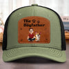 Custom Shaped Leather Patch Hat - Personalized Birthday Gifts For Dog Lovers, Dog Dad And Mom - Treat Dealer