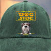 Custom Vintage Washed Denim Baseball Cap - Personalized Birthday Gifts For Dog Lovers, Dog Dad And Mom - Pug Trooper On Duty