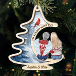 Custom Name Memorial Cardinal Christmas Gifts - Personalized Ornament