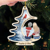 Custom Acrylic Ornament - Personalized Memorial Sympathy Gifts For Loss Of Mom, Dad - Beside You Always