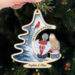 Custom Name Memorial Cardinal Christmas Gifts - Personalized Ornament