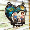 Custom Window Hanging Suncatcher Ornament - Personalized Anniversary Wedding Gifts For Husband And Wife, Him And Her - You’re My Forever Home