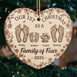 Custom Family Christmas Gifts - Personalized Ornament